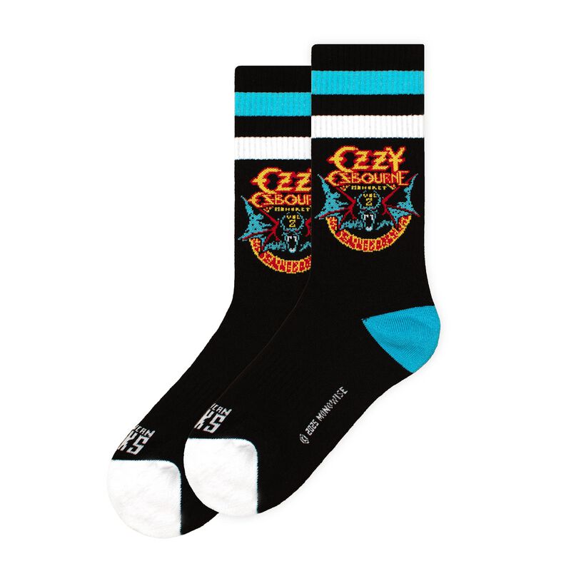 American Socks Socken - Ozzy Osbourne - Bat - Mid High  - Größe  schwarz