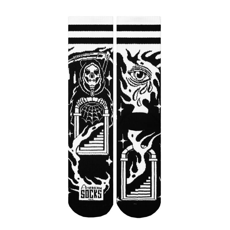 American Socks Socken - Death's door- Mid High  - Größe  schwarz