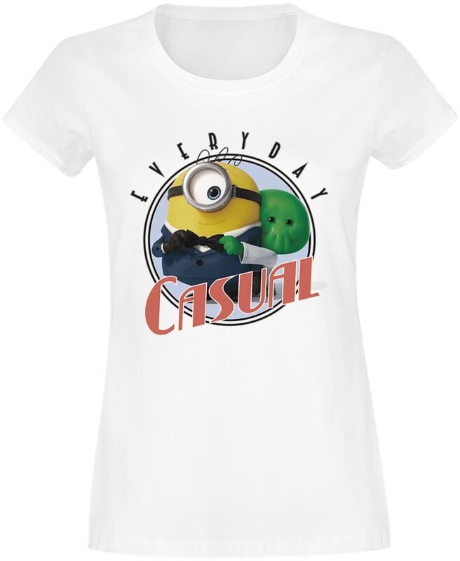 T-Shirt - 3 - Every Day Casual - S bis XXL - für Damen - Größe XL - weiß - Lizenzierter Fanartikel - Frauen - female