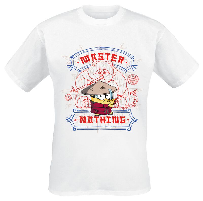T-Shirt - 3 - Master Nothing - M bis 4XL - für Männer - Größe XL - weiß - Lizenzierter Fanartikel - Männer - male
