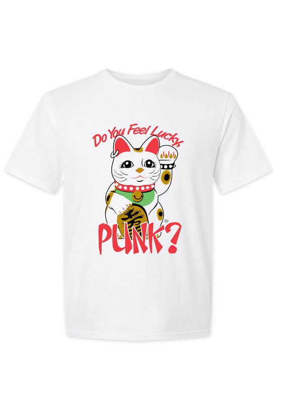 Goodie Two Sleeves T-Shirt - Lucky Punk - M bis 3XL - für Männer - Größe M - weiß
