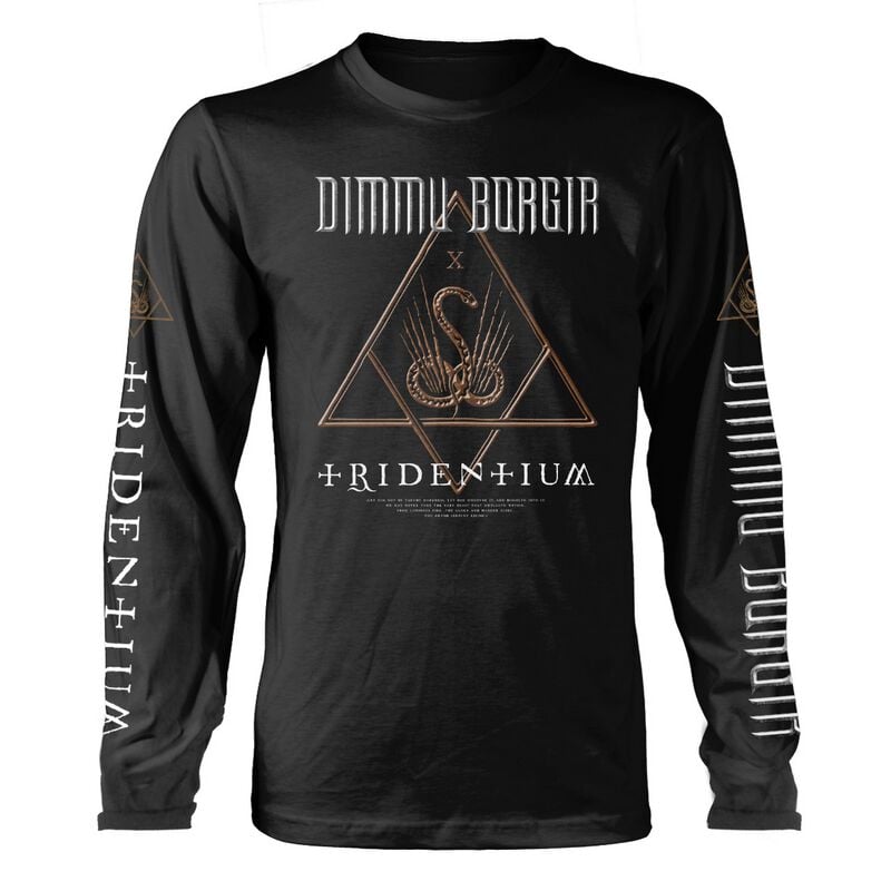 Langarmshirt - Tridentium - S bis 3XL - für Männer - Größe L - schwarz - Lizenziertes Merchandise! - Männer - male