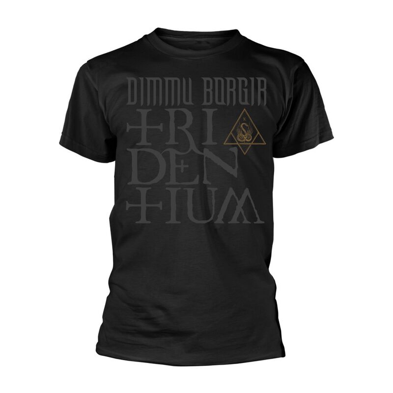 T-Shirt - Tridentium Black Print - S bis 3XL - für Männer - Größe L - schwarz - Lizenziertes Merchandise! - Männer - male