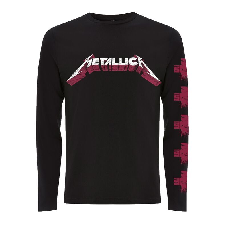 Langarmshirt - Master Of Puppets Logo - S bis XXL - für Männer - Größe XL - schwarz - Lizenziertes Merchandise! - Männer - male