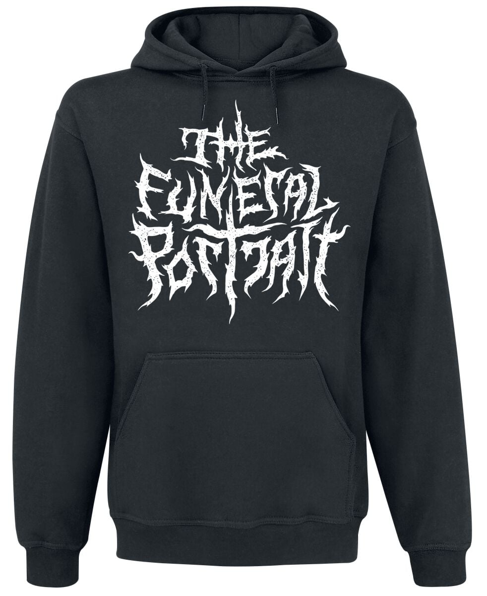 Felpa con cappuccio  di The Funeral Portrait - Metal Logo - S a 4XL - Uomo - nero