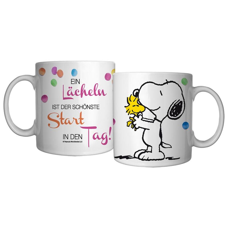 Tazza  di Peanuts - Ein Lächeln ist der schönste Start in den Tag! - Non Specificato - bianco