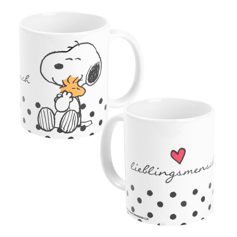 Peanuts Tasse - Lieblingsmensch - weiß  - Lizenzierter Fanartikel