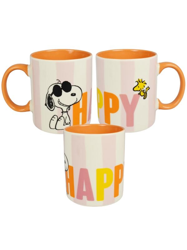 Peanuts Tasse - Happy - multicolor  - Lizenzierter Fanartikel