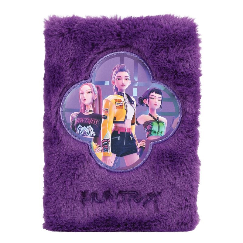 KPop Demon Hunters Notebook - Huntr/x Plush Notebook - voor Geen - meerkleurig