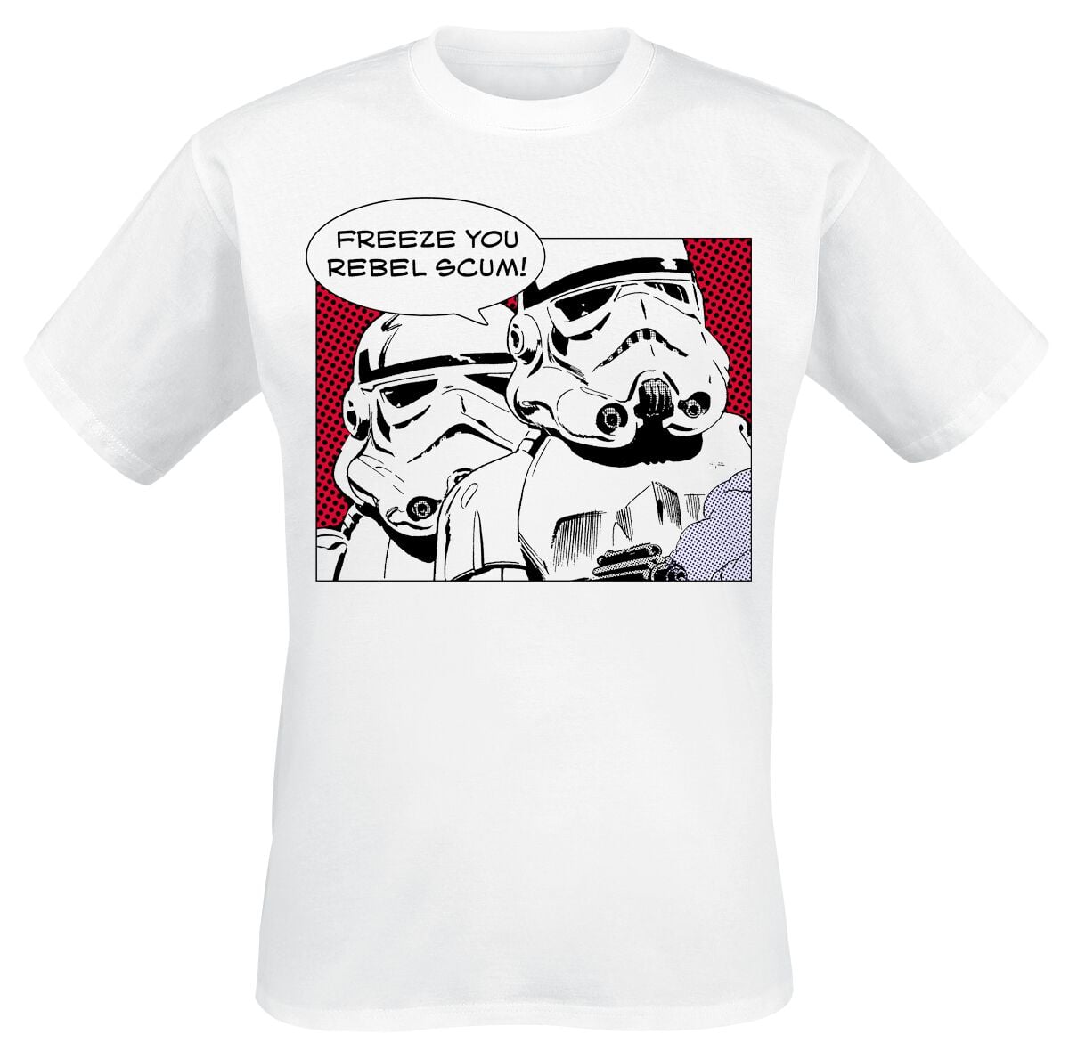 Star Wars STORMTROOPER REBEL SCUM T-Shirt weiß in L