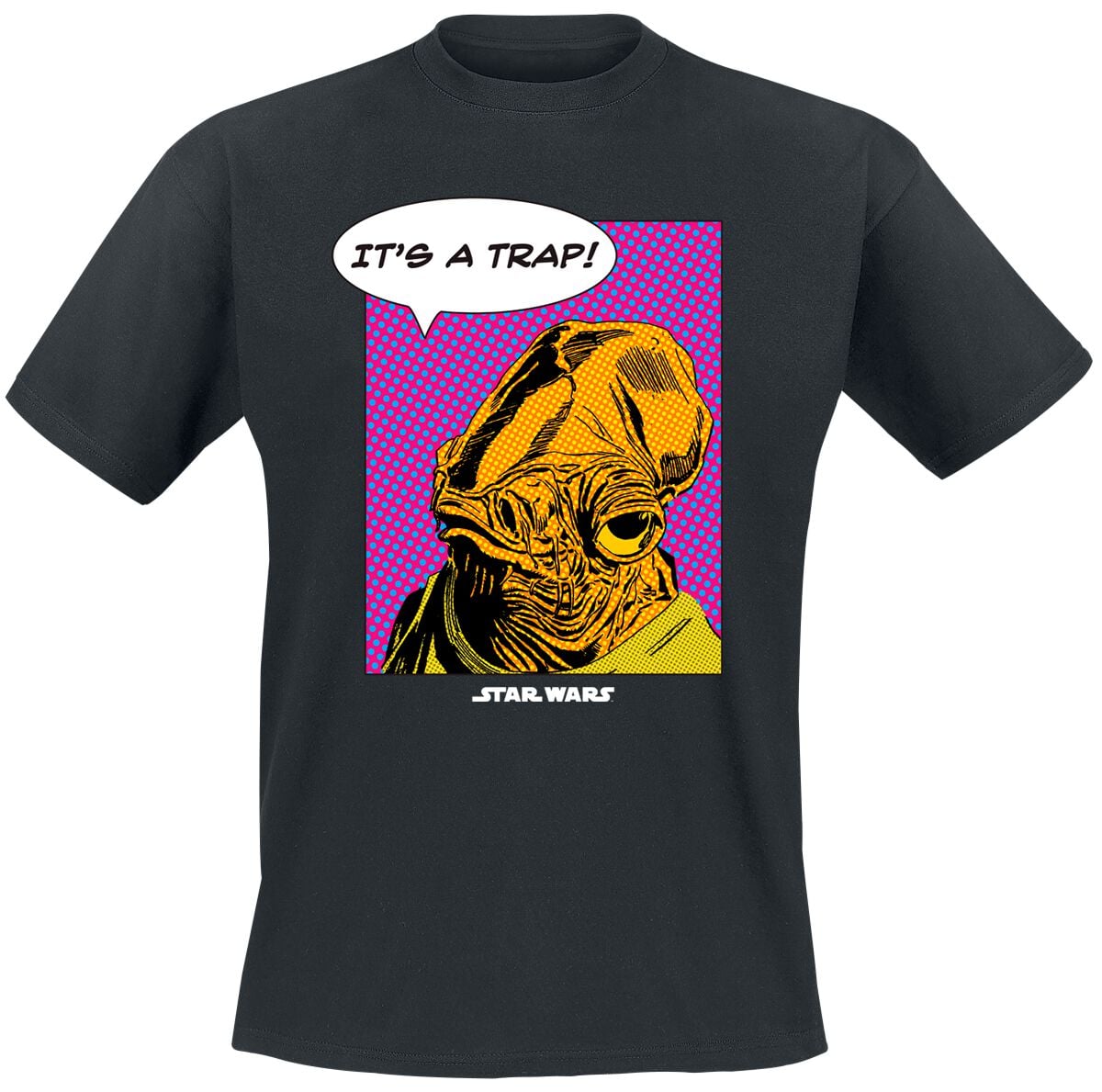 Star Wars It's a Trap T-Shirt schwarz in L