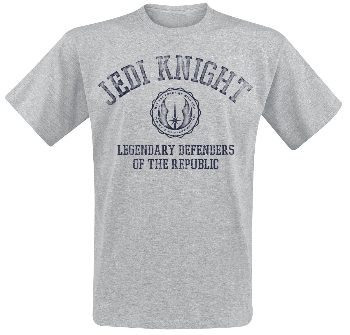 Star Wars Jedi Knight Collegiate T-Shirt grau meliert in L