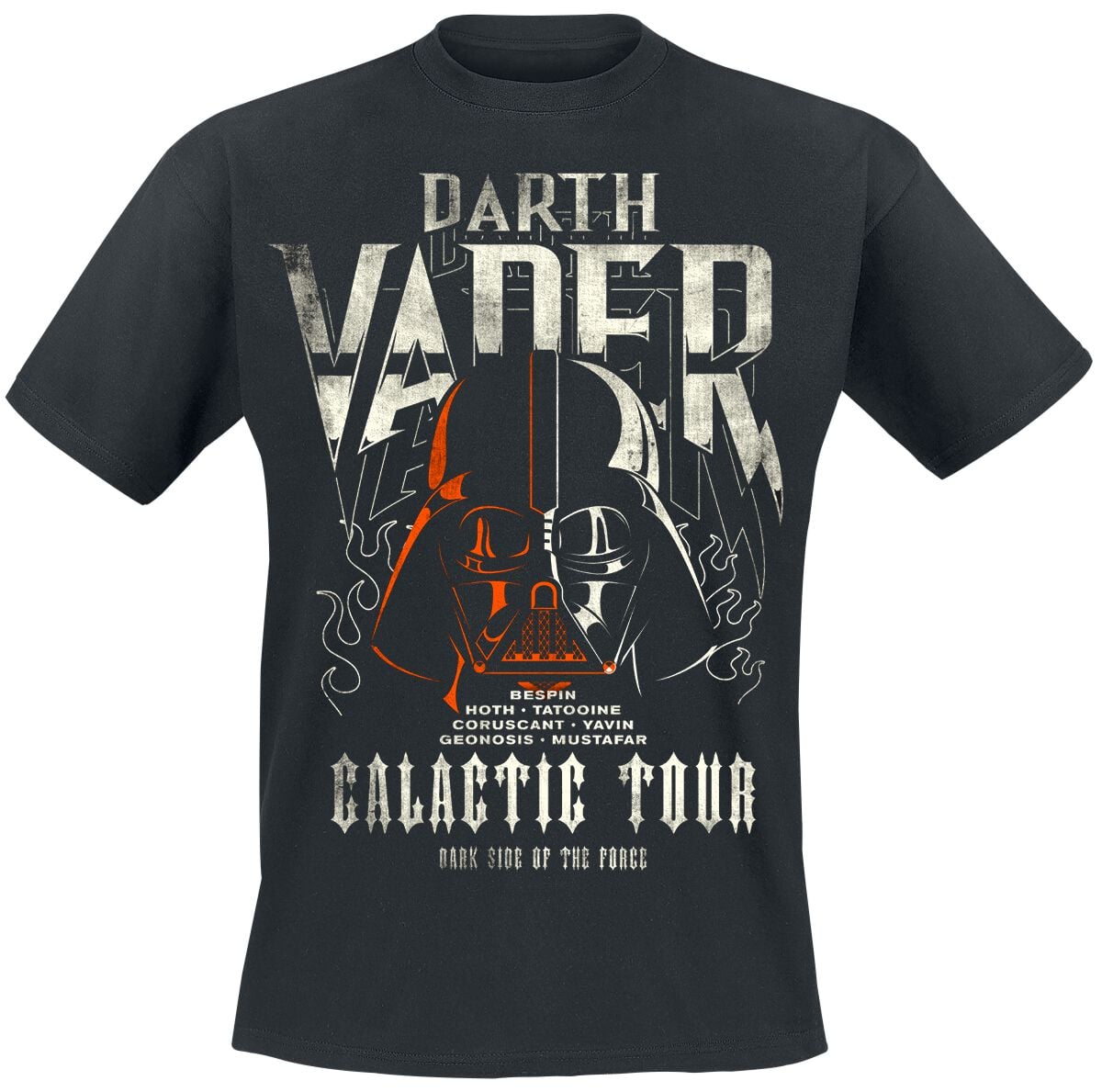 Star Wars DARTH VADER GALACTIC TOUR POSTER T-Shirt schwarz in L
