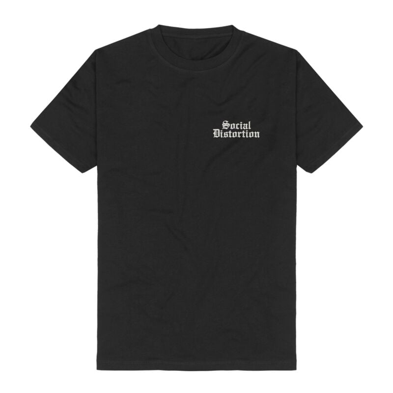 T-Shirt  di Social Distortion - Half Skelly - S a 3XL - Uomo - nero