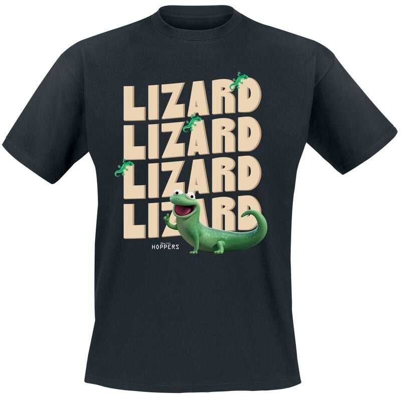 Hoppers - Disney T-shirt - Tom Lizard - Repeat - M till 3XL - Herrer - sort