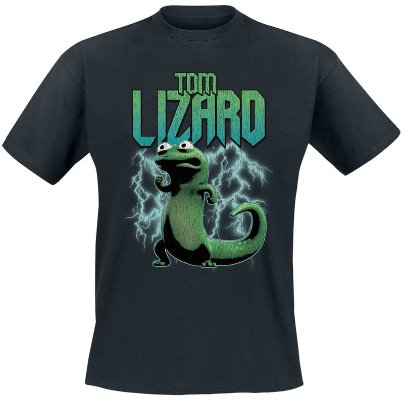 Hoppers - Disney T-shirt - Tom Lizard - Lightning - M till 3XL - Herrer - sort