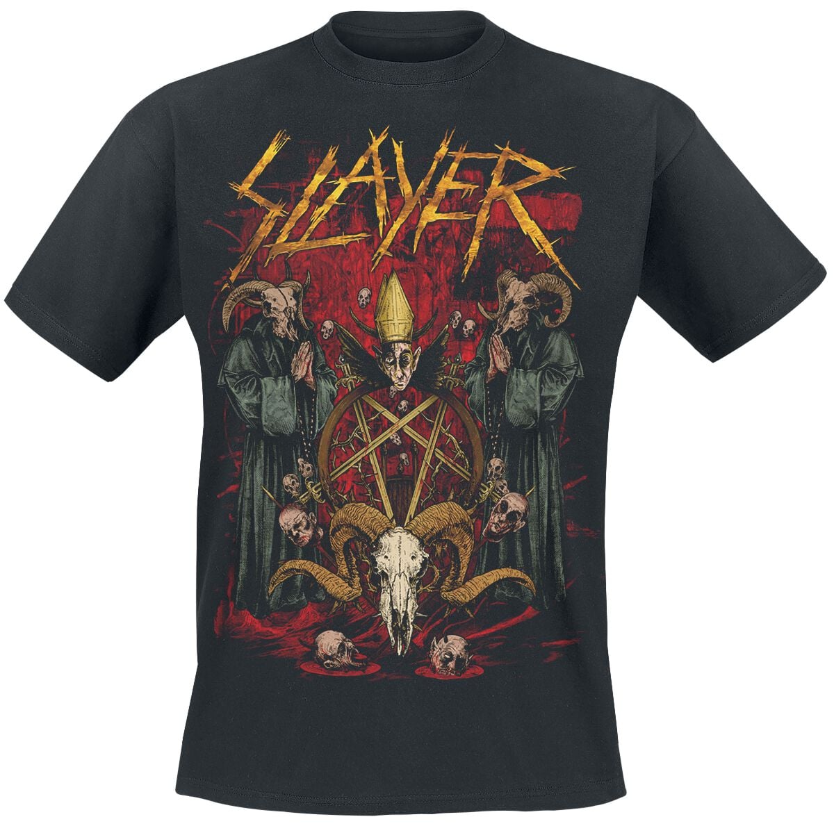 Slayer T-Shirt - Goat Pray - S bis 5XL - für Männer - Größe S - schwarz  - Lizenziertes Merchandise!