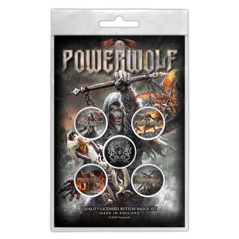 Powerwolf Button - Call Of The Wild - multicolor  - Lizenziertes Merchandise!