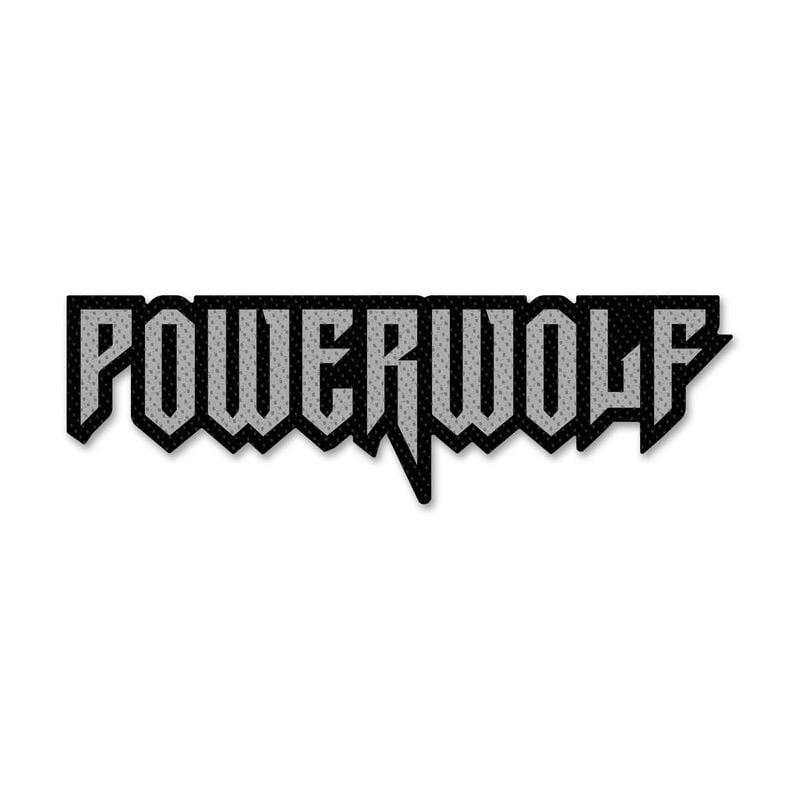 Powerwolf Patch - Logo - schwarz  - Lizenziertes Merchandise!