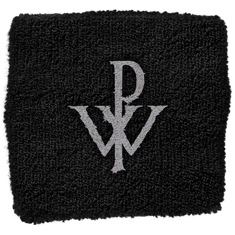 Powerwolf Schweißband - Logo - schwarz  - Lizenziertes Merchandise!