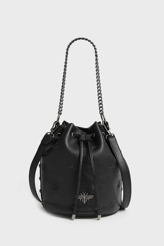 Killstar - Gothic Handtasche - Veil Of Dawn - Hive Queen Bucket Bag - für Damen - schwarz