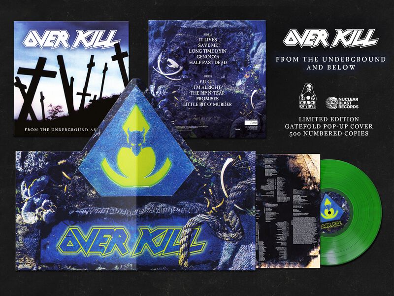 From the underground and below von Overkill - LP (Coloured, Limited Edition, Re-Release, Standard)