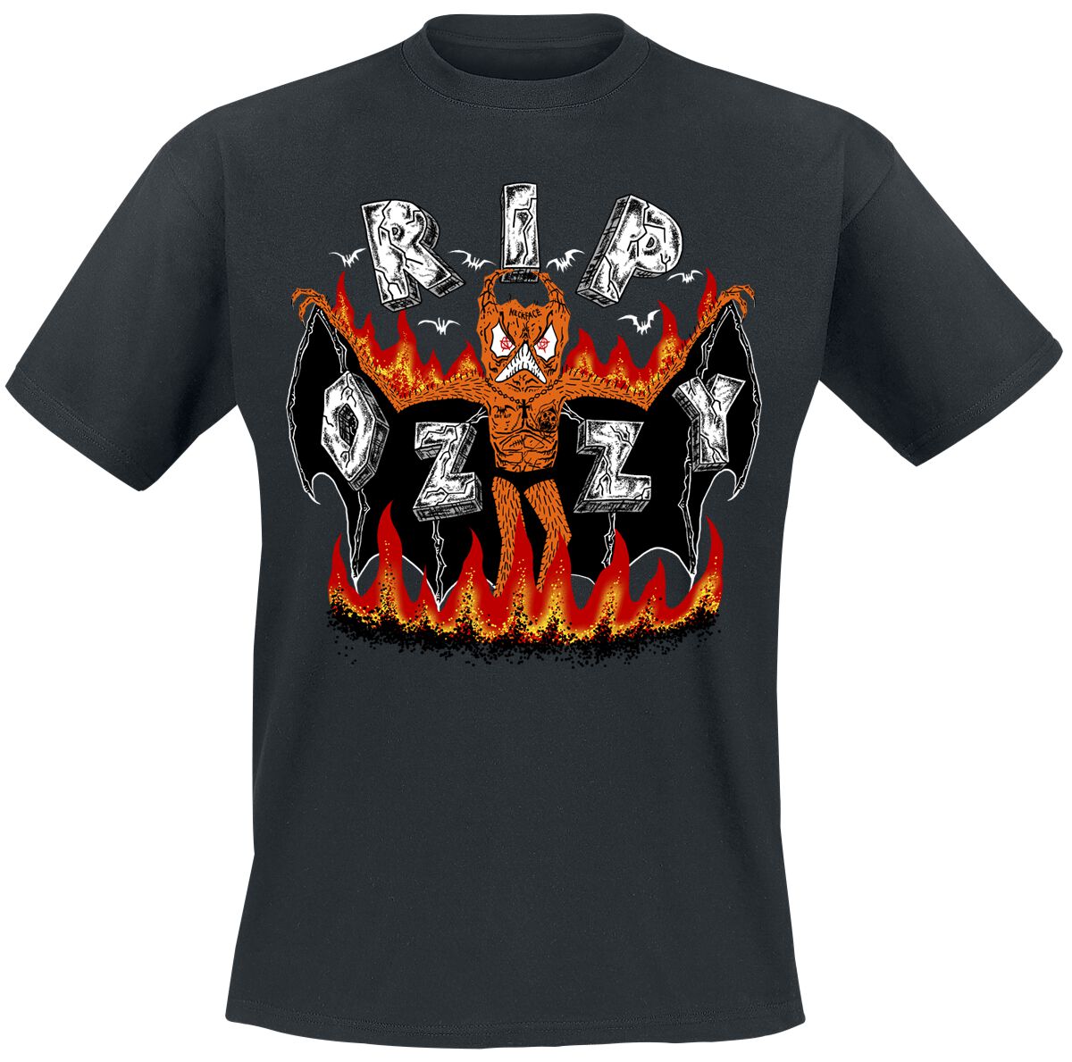 Ozzy Osbourne T-Shirt - RIP Ozzy - S bis 5XL - für Männer - Größe M - schwarz  - Lizenziertes Merchandise!