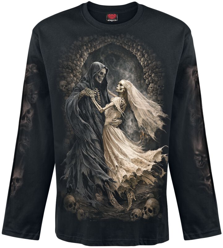 Spiral Langarmshirt - Last Dance - M bis XXL - für Männer - Größe XXL - schwarz