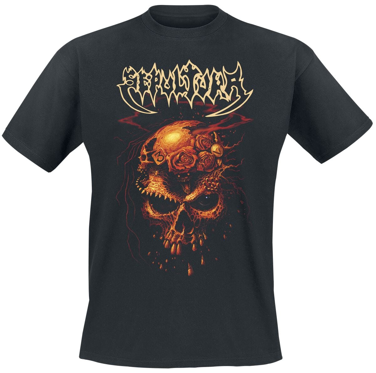 Sepultura T-shirt - S tot 5XL - voor Mannen - zwart