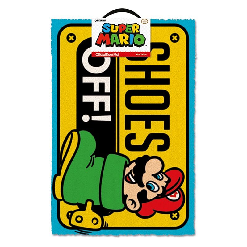 Super Mario - Gaming Fußmatte - Shoes Off Colour - multicolor