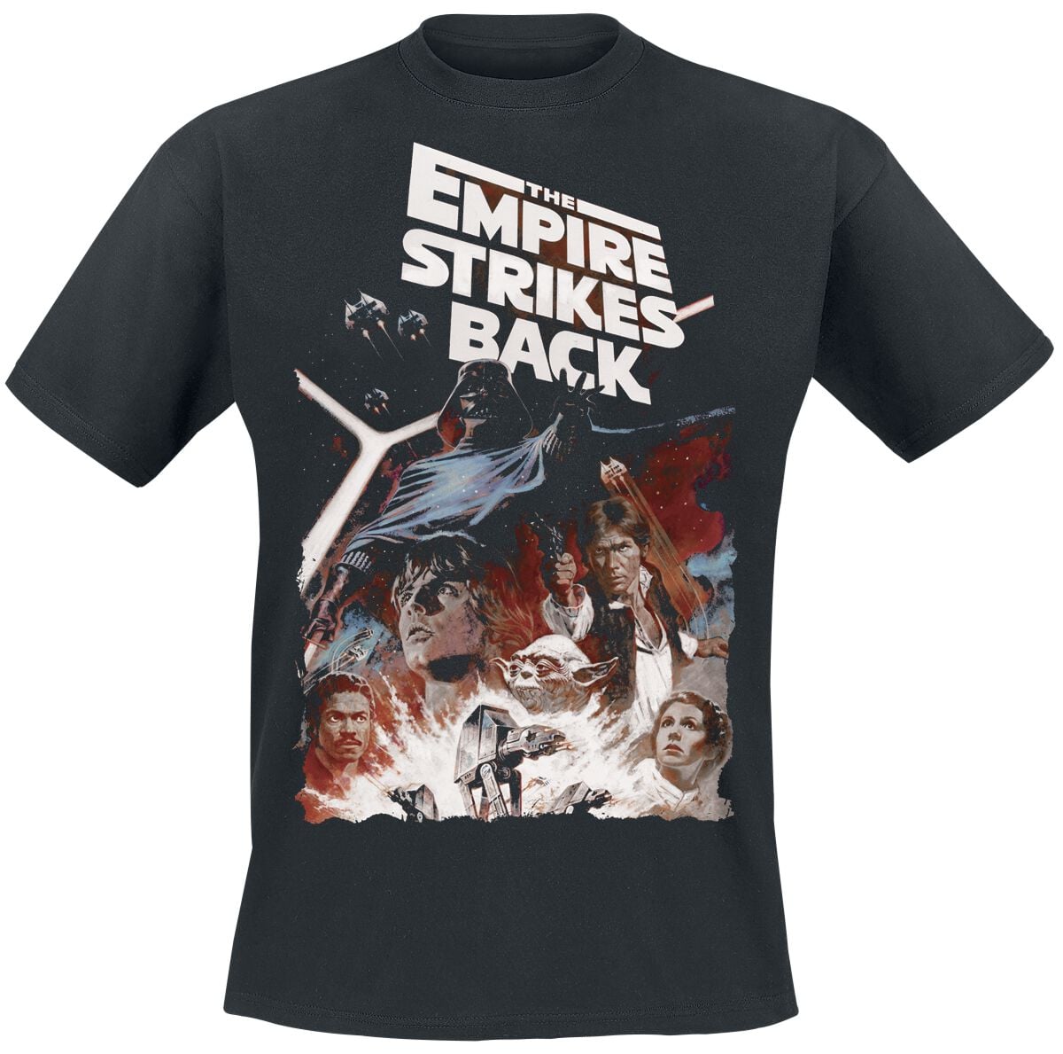 Star Wars - Disney T-shirt - Episode 5 - Das Imperium schlägt zurück - Poster - M XXL - för Herr - svart