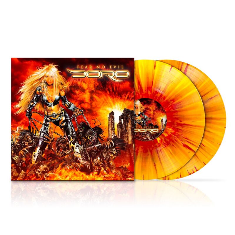 Fear no evil von Doro - 2-LP (Coloured, Limited Edition, Re-Release, Standard)