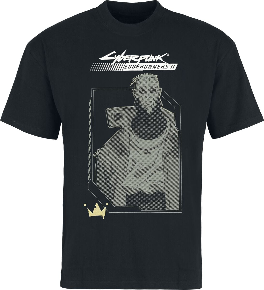 Cyberpunk - Gaming T-shirt - Edgerunners 2 - Weak - S tot XXL - voor Mannen - zwart