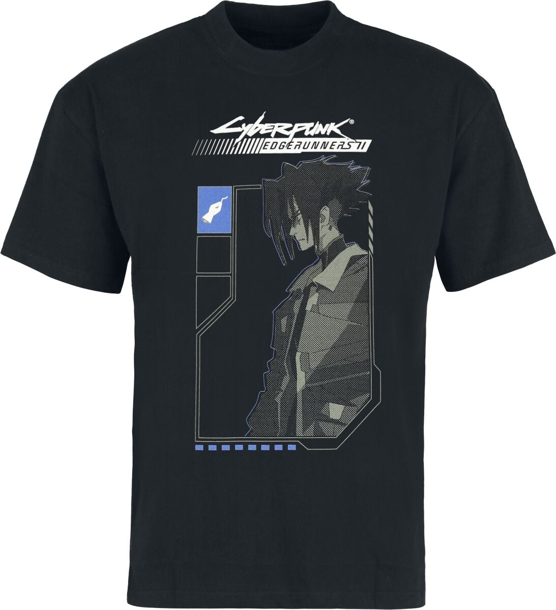 Cyberpunk - Gaming T-shirt - Edgerunners 2 - D - S tot XXL - voor Mannen - zwart