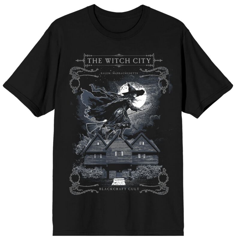 Blackcraft Cult T-Shirt - Witch City Salem - S bis 4XL - für Männer - Größe S - schwarz