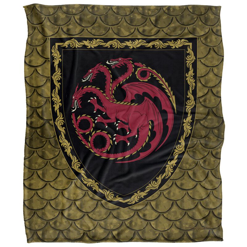 Game Of Thrones Decke - Wappen - multicolor  - Lizenzierter Fanartikel