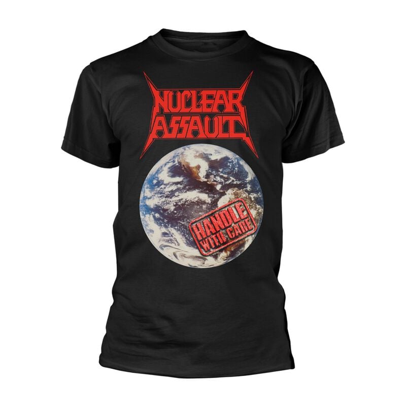 T-Shirt Manches courtes de Nuclear Assault - Handle with care - S à 3XL - pour Homme - noir