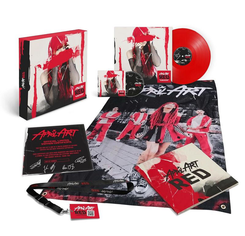 Red von April Art - CD & LP (Boxset, Limited Edition)
