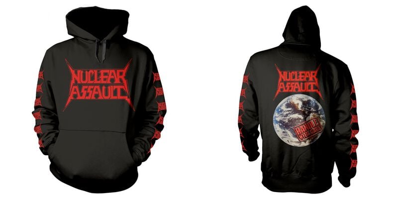 Sweat-shirt à capuche  de Nuclear Assault - Handle with care - S à 3XL - pour Homme - noir