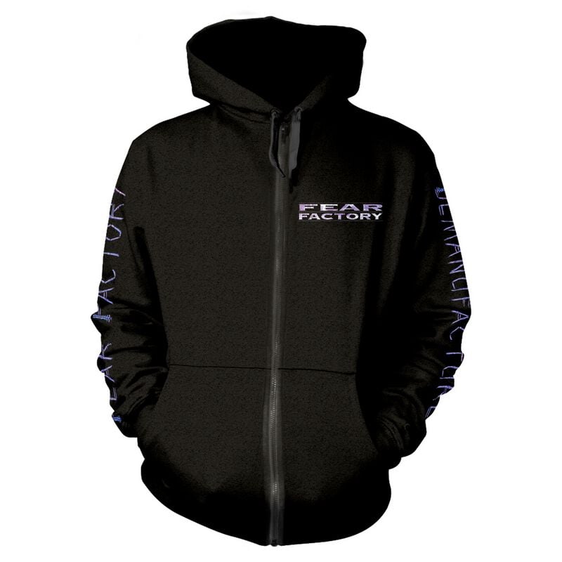 Sweat-shirt zippé à capuche  de Fear Factory - Demanufacture Pocket - S à 3XL - pour Homme - noir