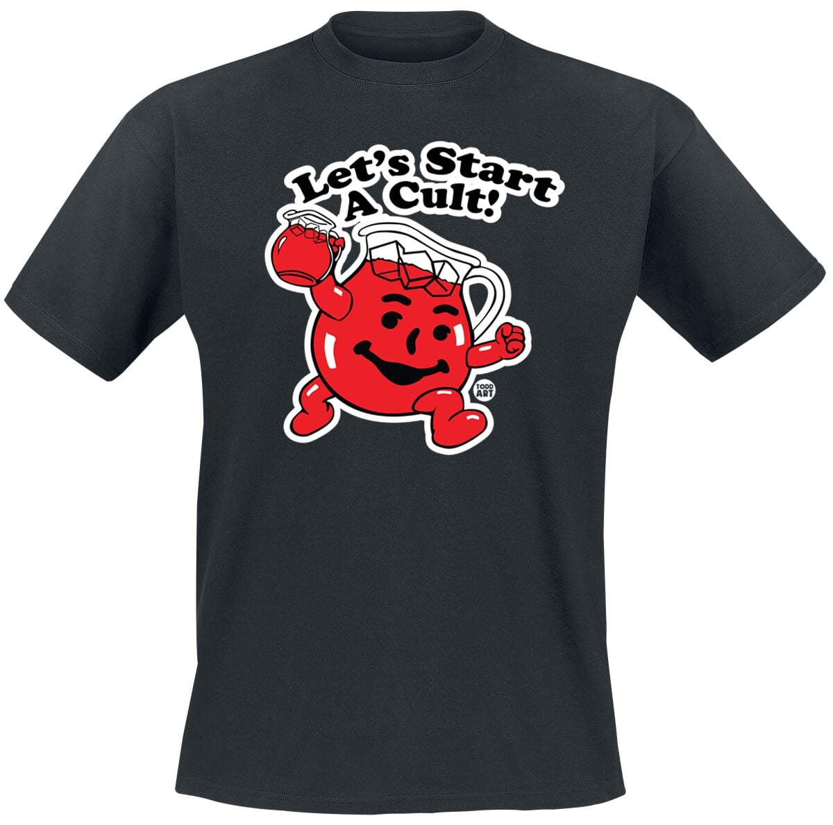 T-Shirt Manches courtes Fun de Todd Goldman - Let's Star A Cult - M à 3XL - pour Homme - noir