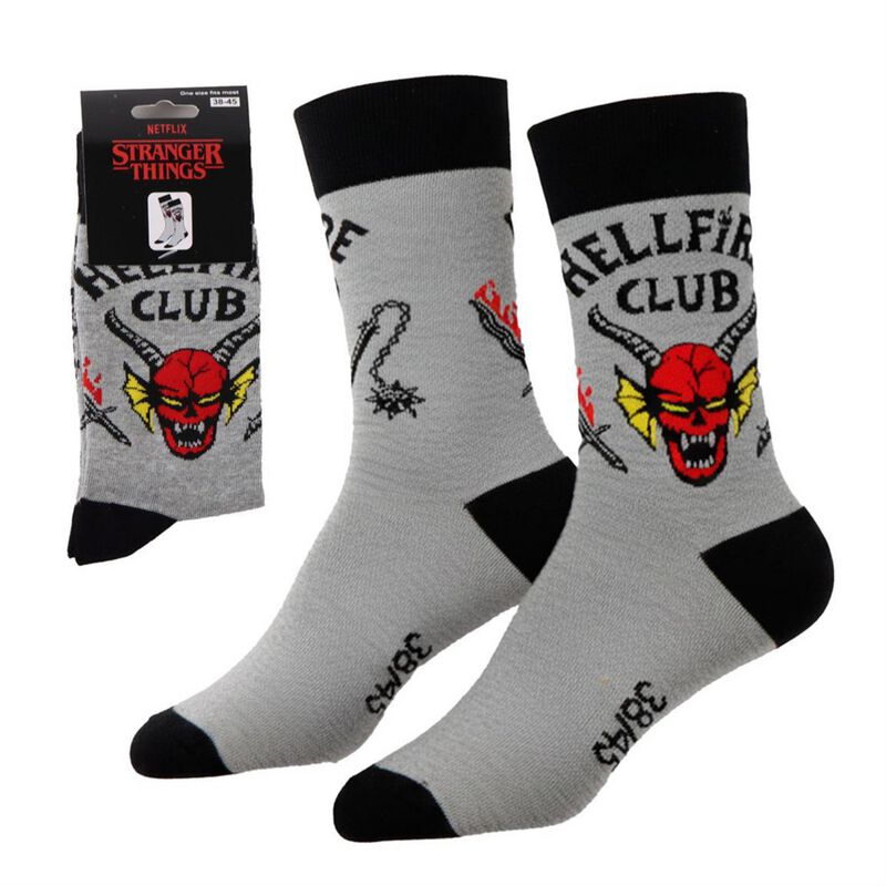 Stranger Things Socken - Hellfire Club  - Größe  multicolor  - Lizenzierter Fanartikel