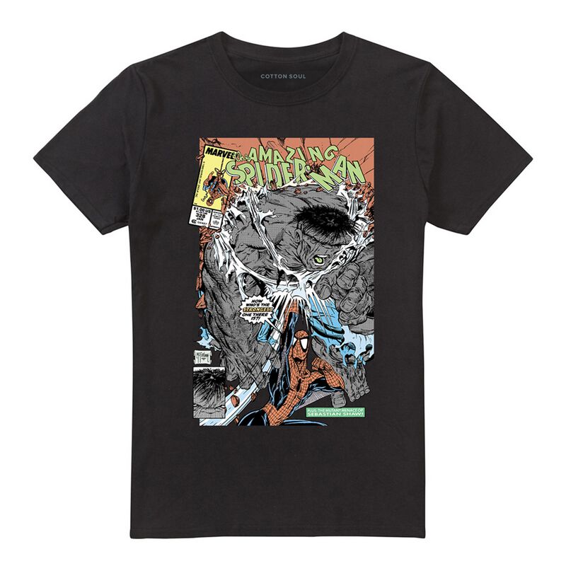Spider-Man Spider-Man & Hulk Cover T-Shirt schwarz in L