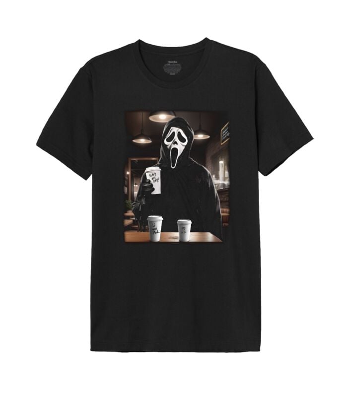 T-Shirt Manches courtes  de Scream (Film) - Ghostface - All Day Slay - M à 3XL - pour Homme - noir