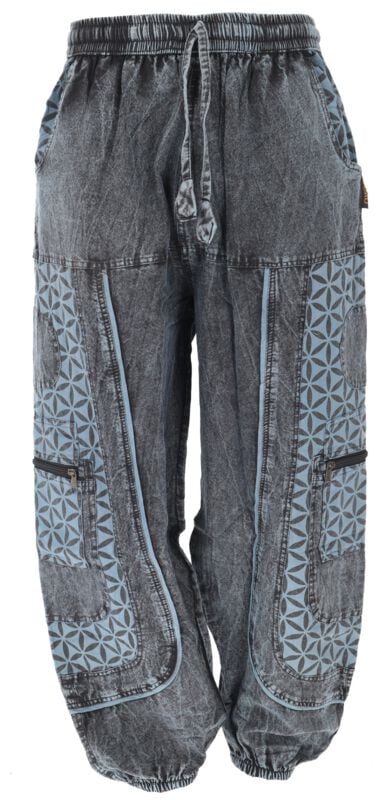 Pantalon Cargo  de Guru-Shop - Goahose, Herren Yoga Hose - M à XXL - pour Homme - gris