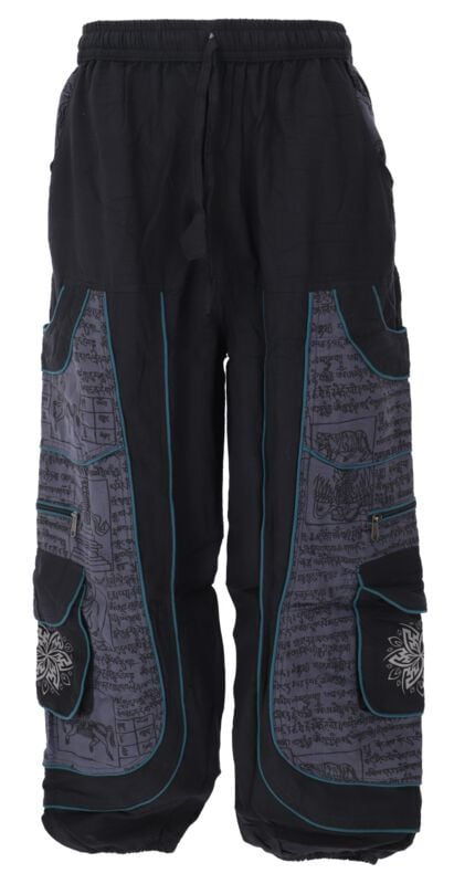 Pantalon Cargo  de Guru-Shop - Goahose, Herren Yoga Hose - M à XXL - pour Homme - multicolore