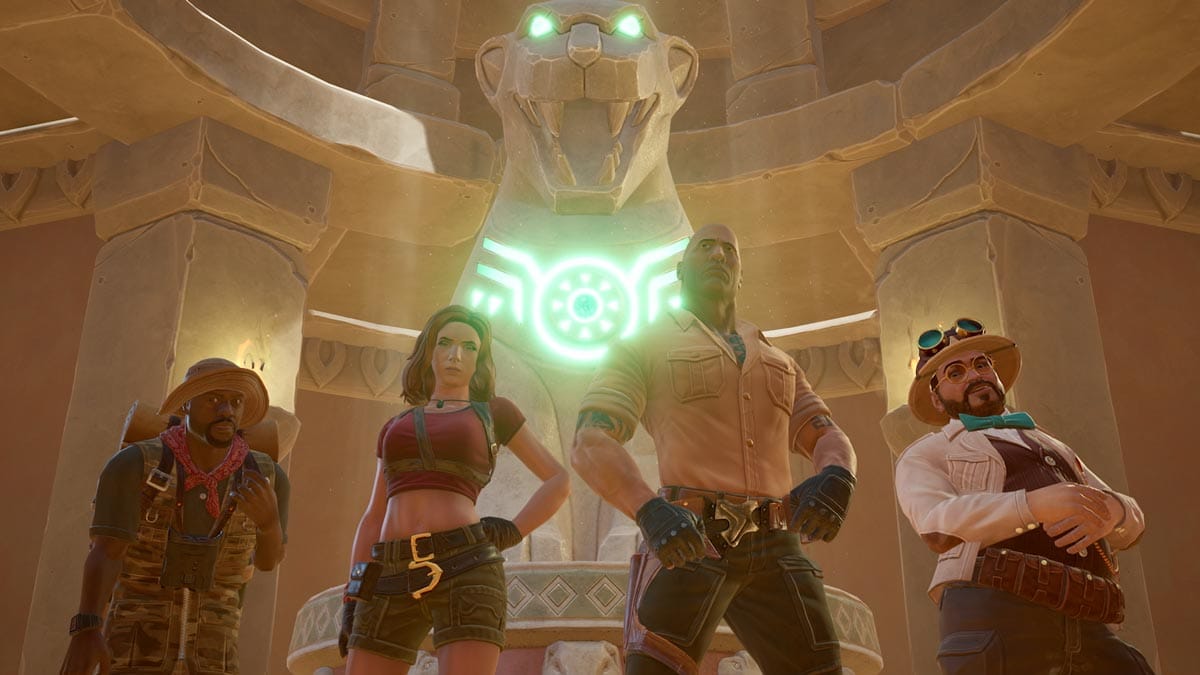 Die Figuren aus dem Reboot von Jumanji sind allesamt spielbar.