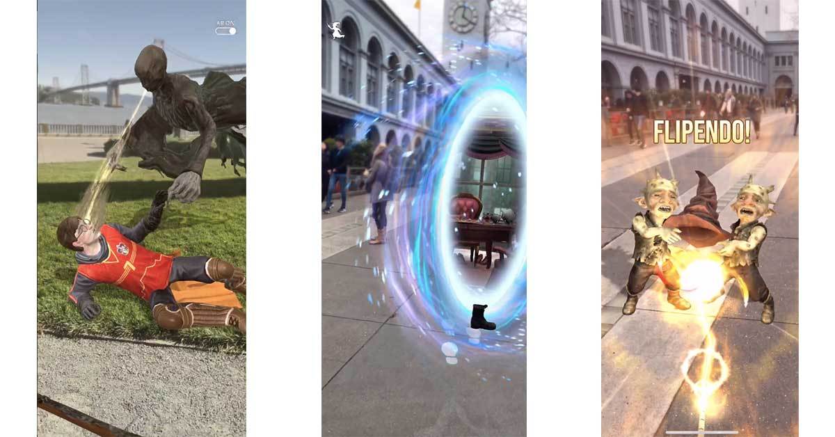 Portale, Kämpfe und allerlei witziges Getier aus dem Harry Potter-Universum.