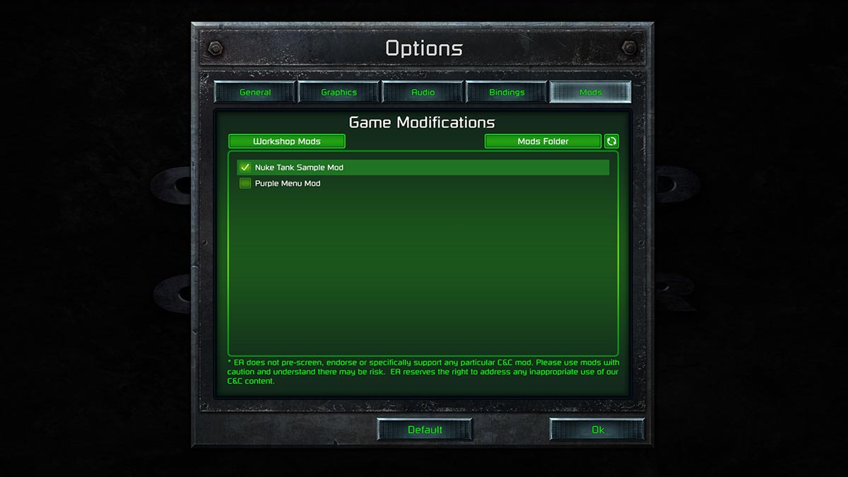 Auch bestehende Modding-Projekte funktionieren.