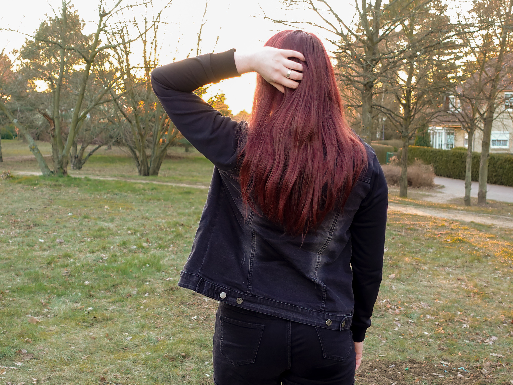 Jeansjacke mit Kapuze von RED By EMP